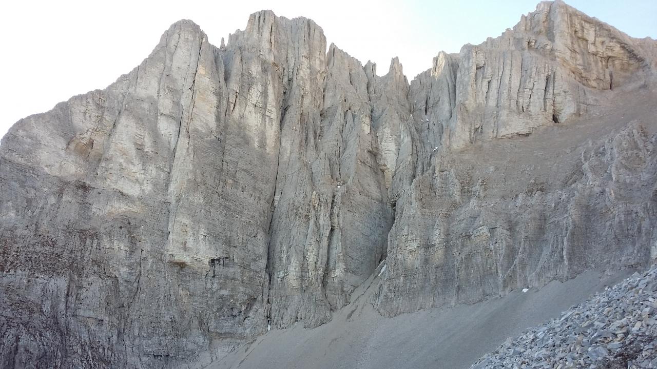 Les aiguilles du couloir d'approche